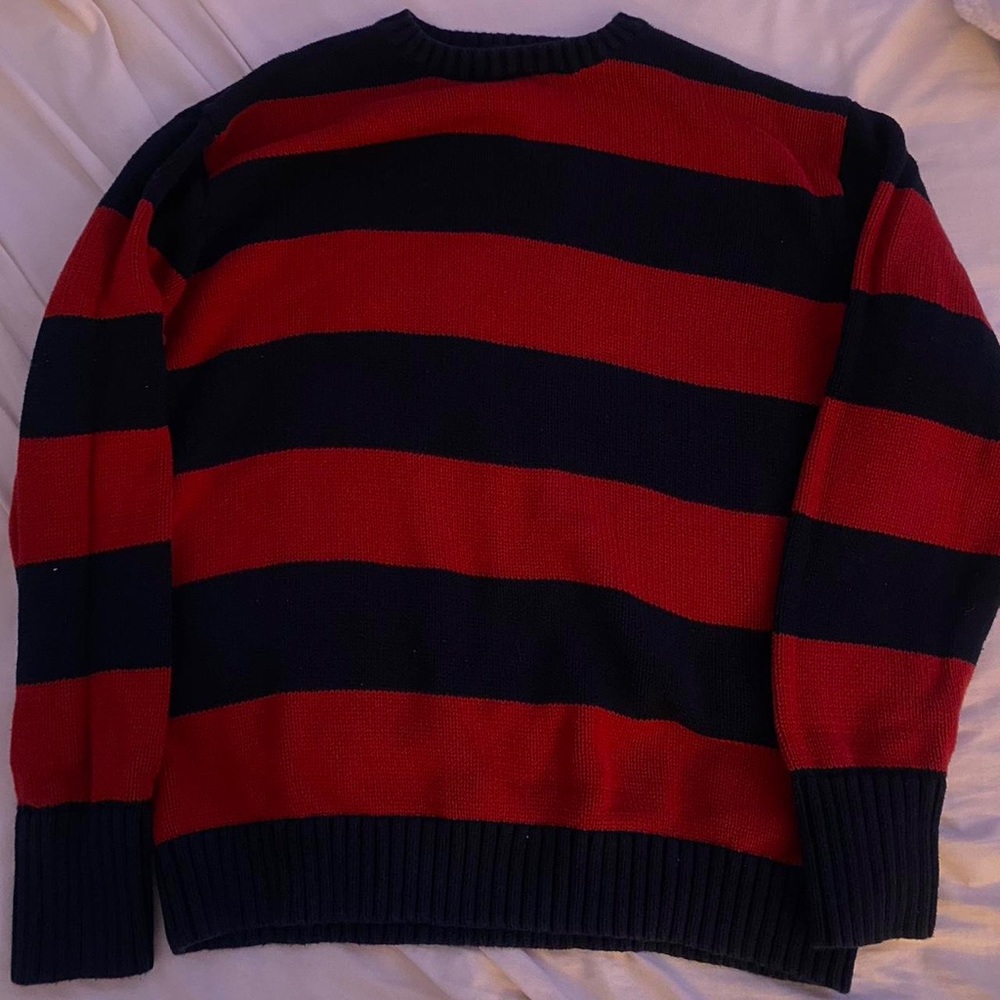 Brandy melville black and red stripped sweater